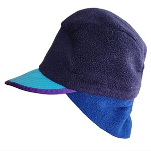 VINTAGE 90S PATAGONIA Synchilla Fleece Duckbill Hat Size L
